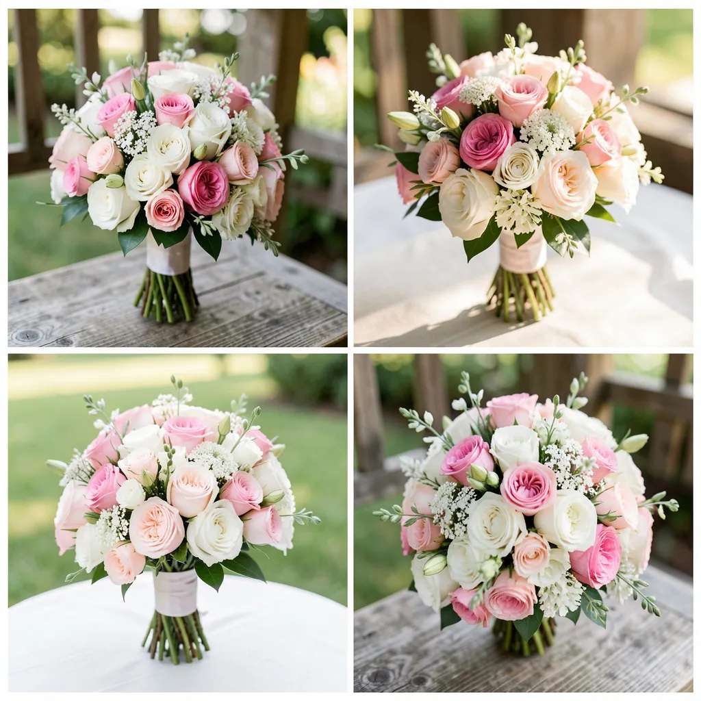 Wedding bouquet arrangements
